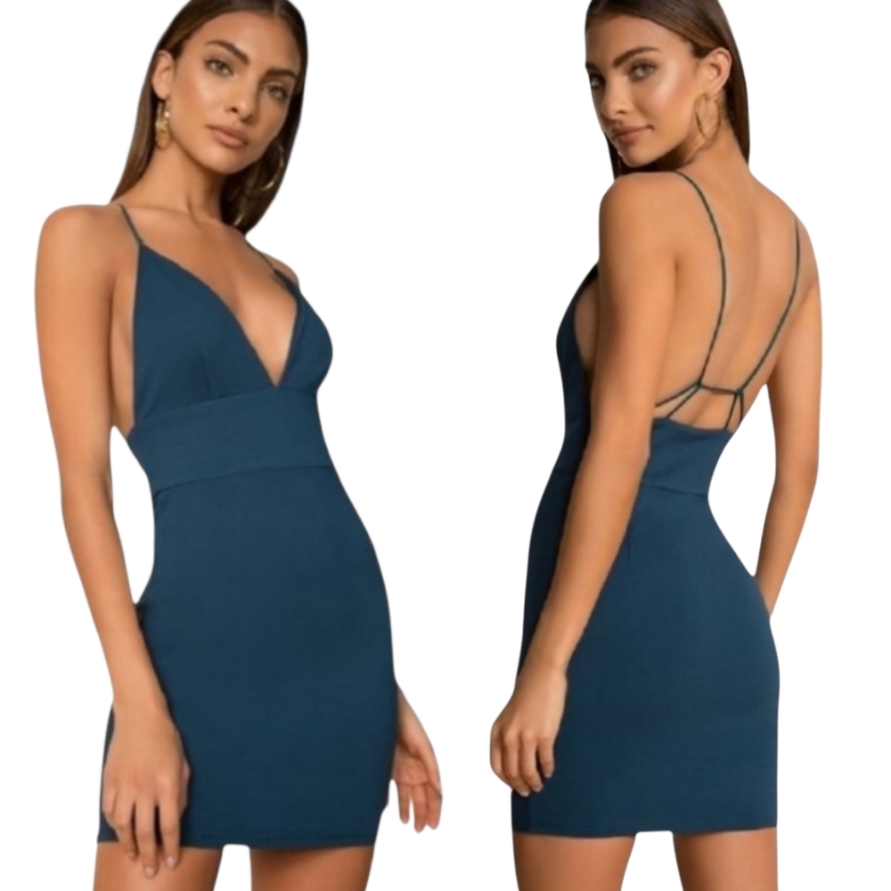 REVOLVE SUPERDOWN "Octavia" Strappy Mini Dress - Size S